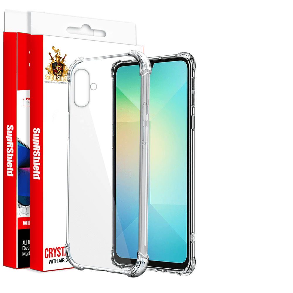 For Samsung Galaxy A06 4G5G SupRShield Clear Case Shockproof Heavy Duty Gel Air Cushion Cover For Samsung Galaxy A06 4G5G SupRShield Clear Case Shockproof Heavy Duty Gel Air Cushion Cover